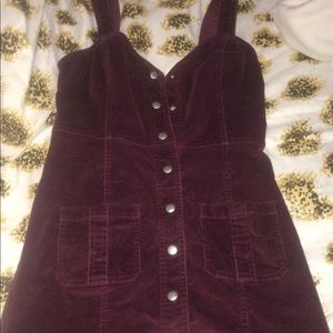 Maroon corduroy jumper